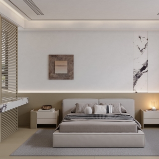 现代二楼主卧静态