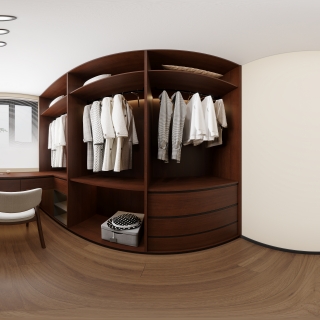 中古衣帽间-全景