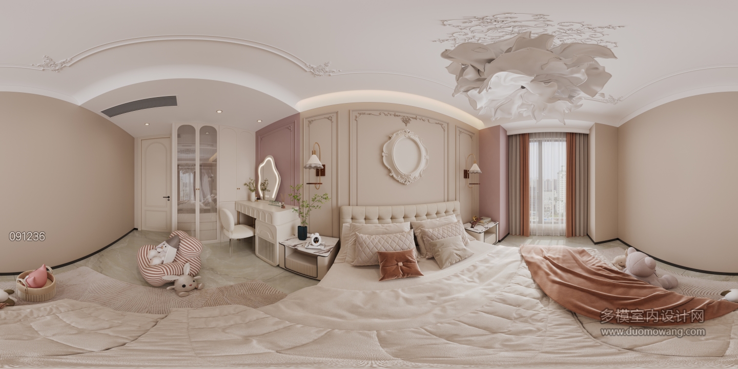 现代1楼女儿房全景