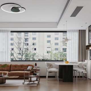 现代客餐厅特写