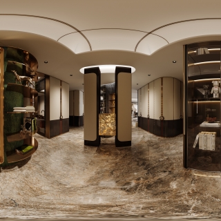 现代室内门厅360