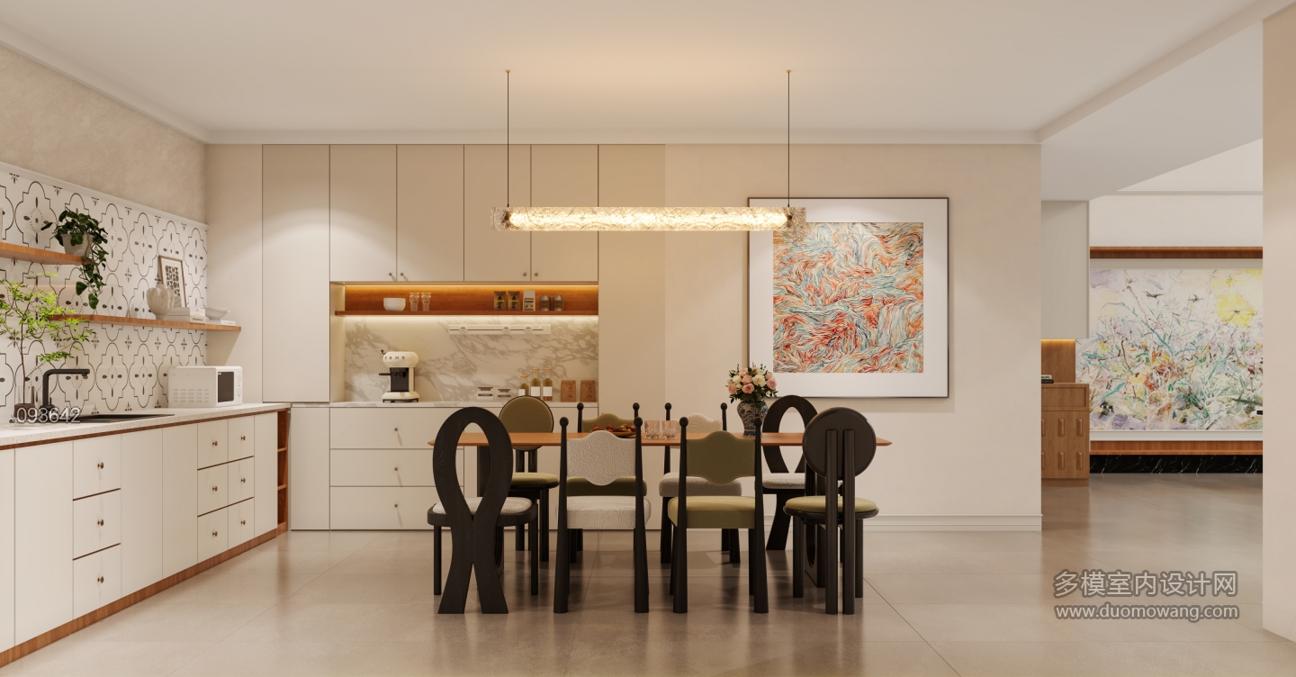 现代_负二层餐厅