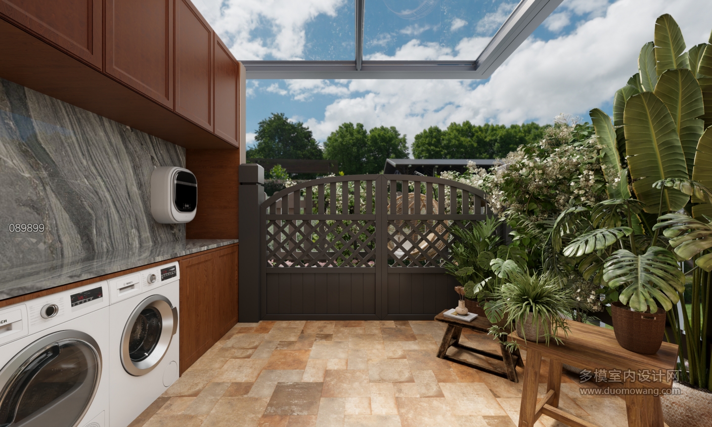 西班牙庭院单张