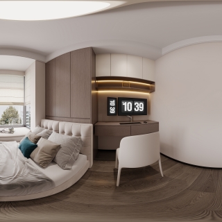 现代儿童房全景