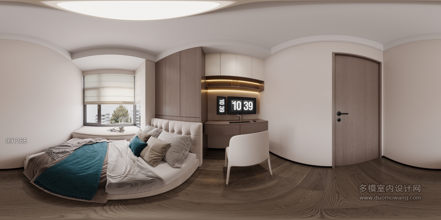 现代儿童房全景