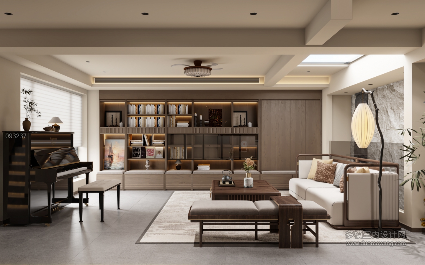 新中式夹层会客厅