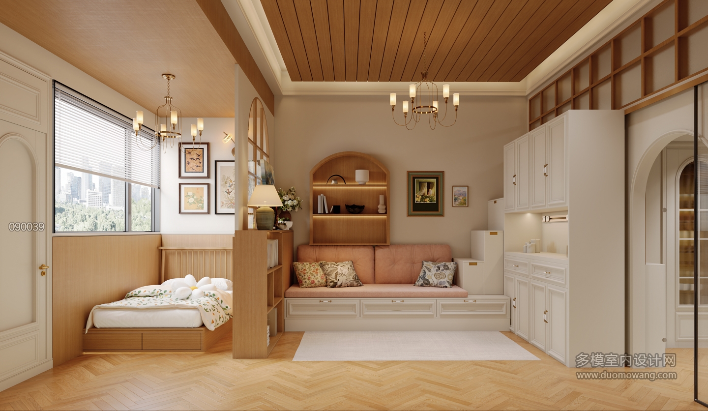 美式乡村_沙发 静态