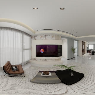 现代简约-二楼客厅