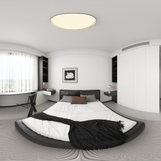 现代黑白灰-主卧