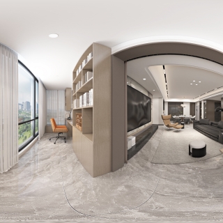 现代 过道 全景