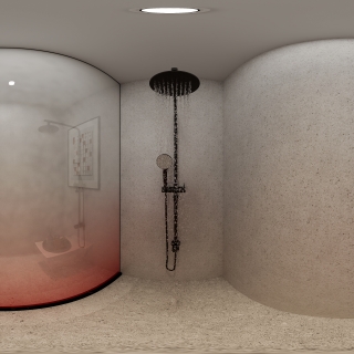 现代淋浴间全景