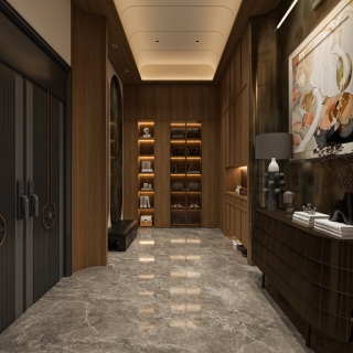 现代地下室鞋柜