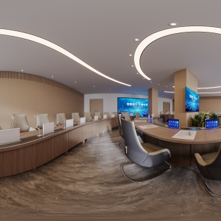 现代-会议室全景