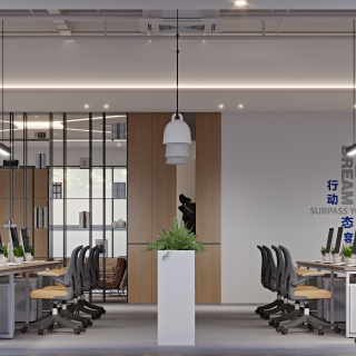 公共办公区单张