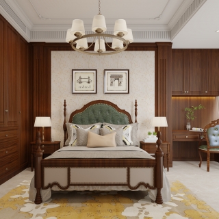 美式次卧1静态