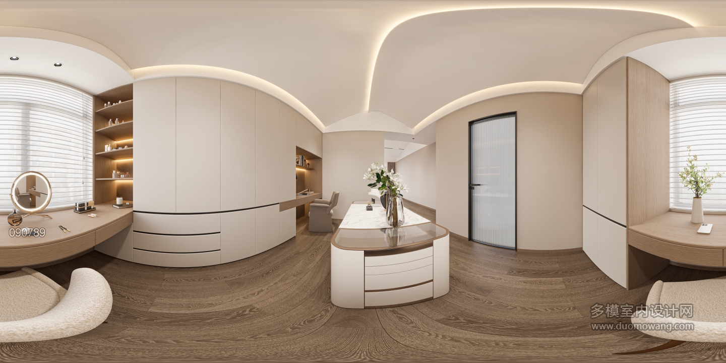 现代三楼衣帽间 360