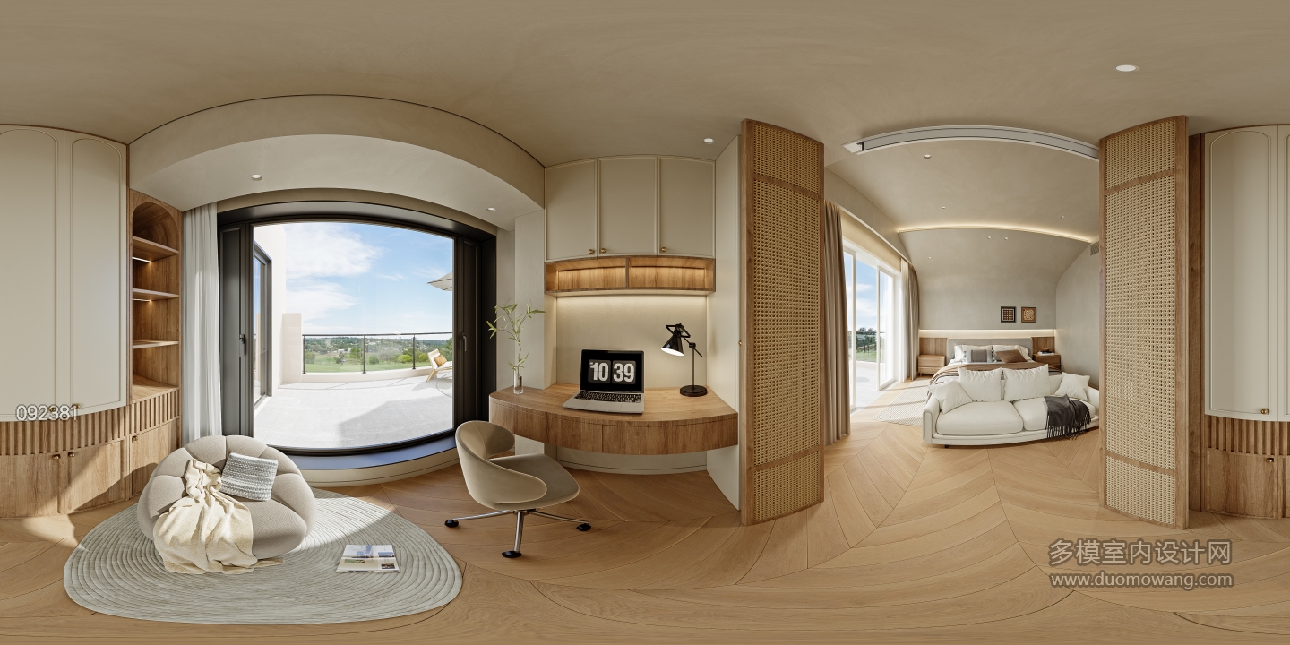 甘露山二层123_二层女孩房衣帽间