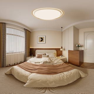 现代中古次卧全景