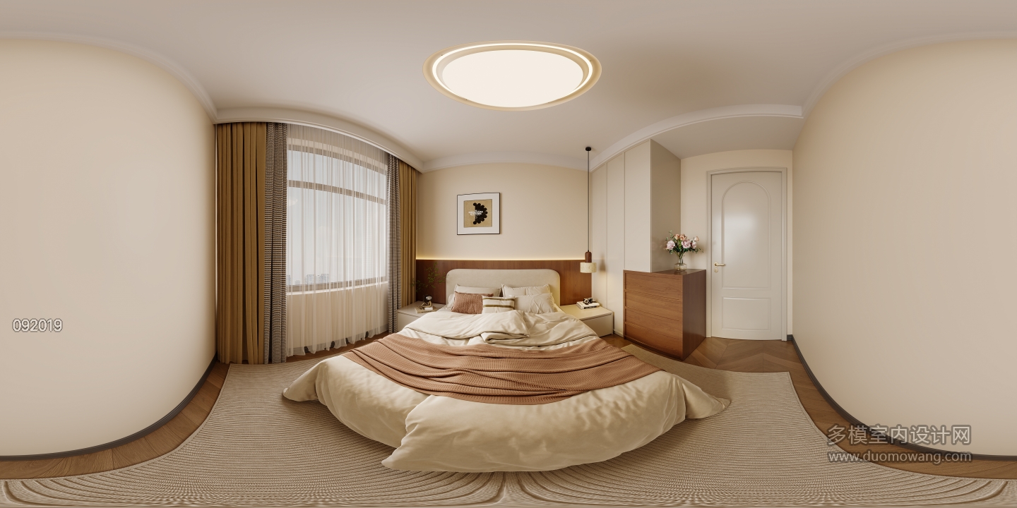 现代中古次卧全景