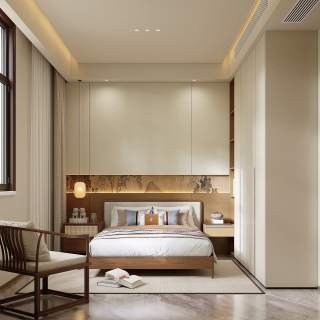 新中式次卧房三