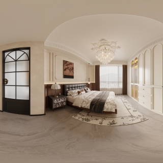 法式中古主卧全景