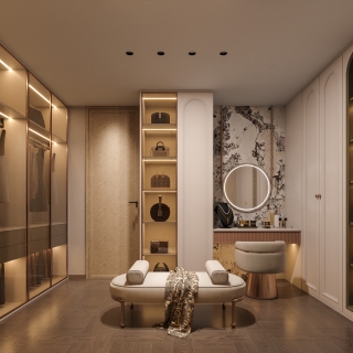 法式 二层 衣帽间 1