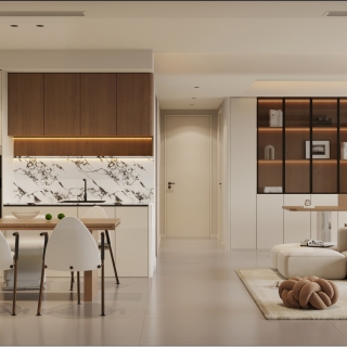 3现代中古风沙发面