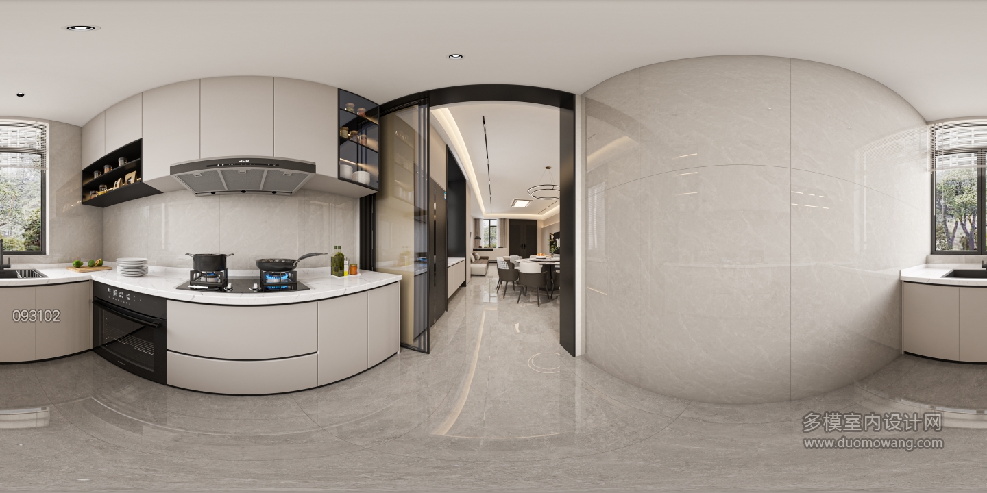 现代1 楼厨房 360