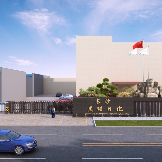 黑猫日化入口大门透视