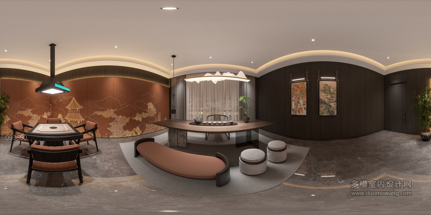 新中式棋牌室360