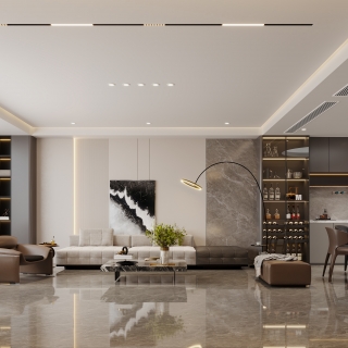 现代3层沙发背景