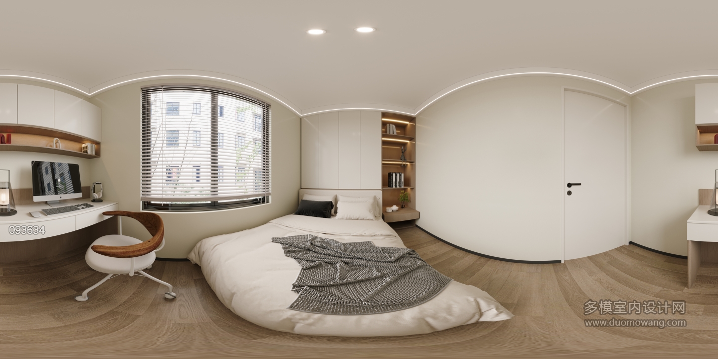 现代次卧1  全景
