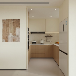 现代 厨房 单张