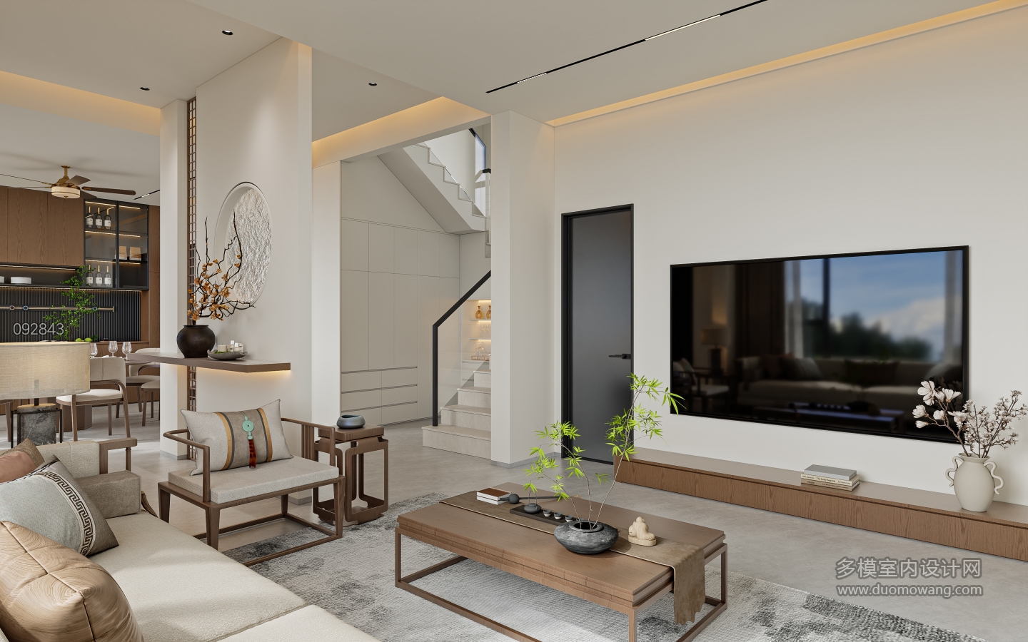 西阳自建房_一层客厅002