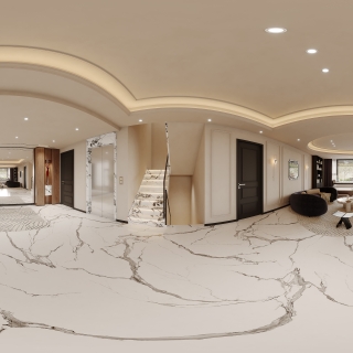 法式负一层楼梯间