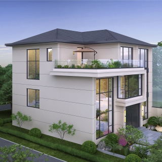 现代徐庙村自建房侧面