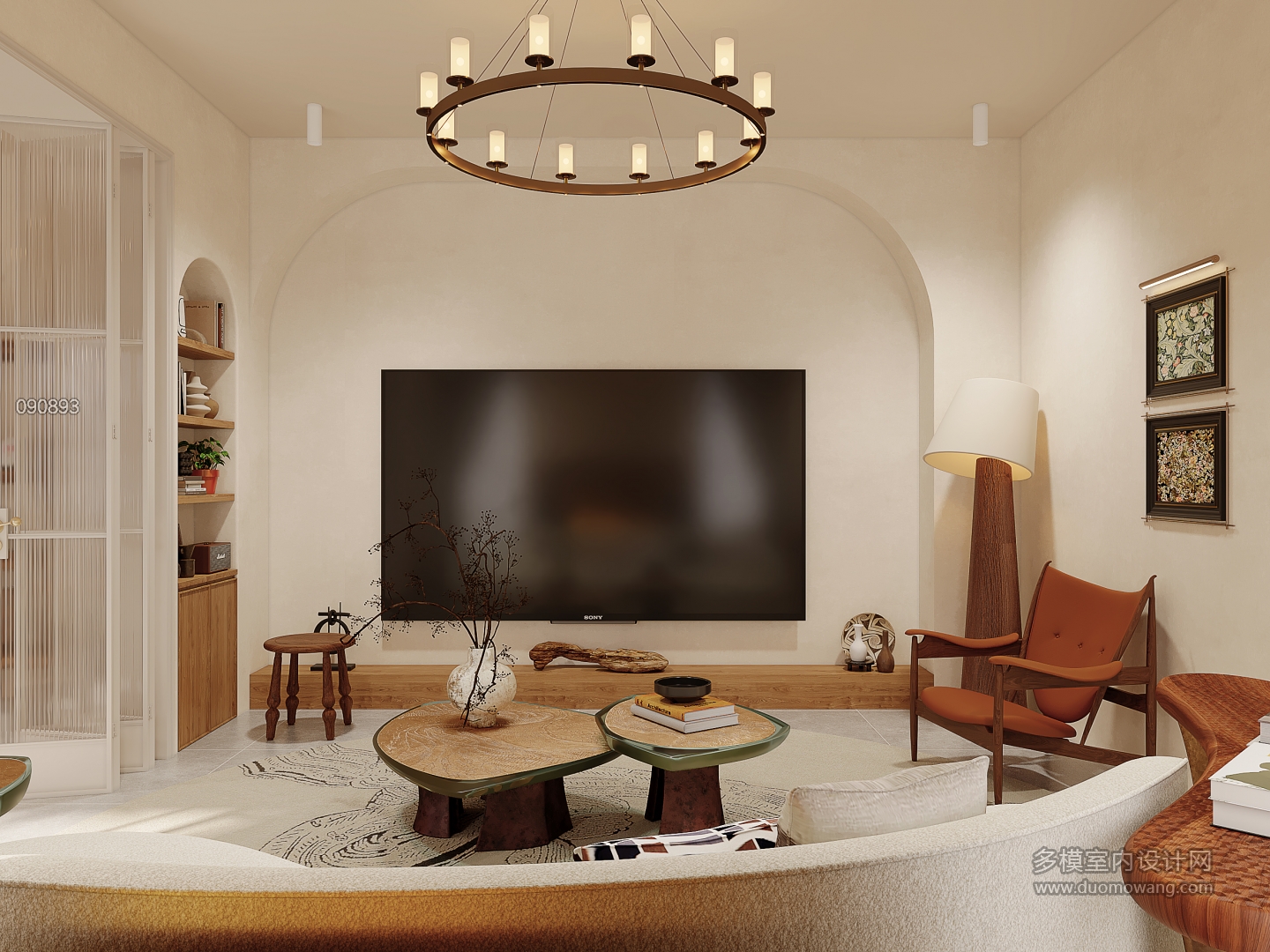 美式田园影音室001