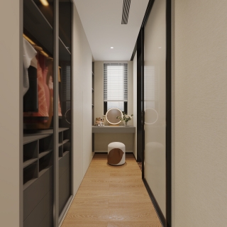 现代主卧衣帽间