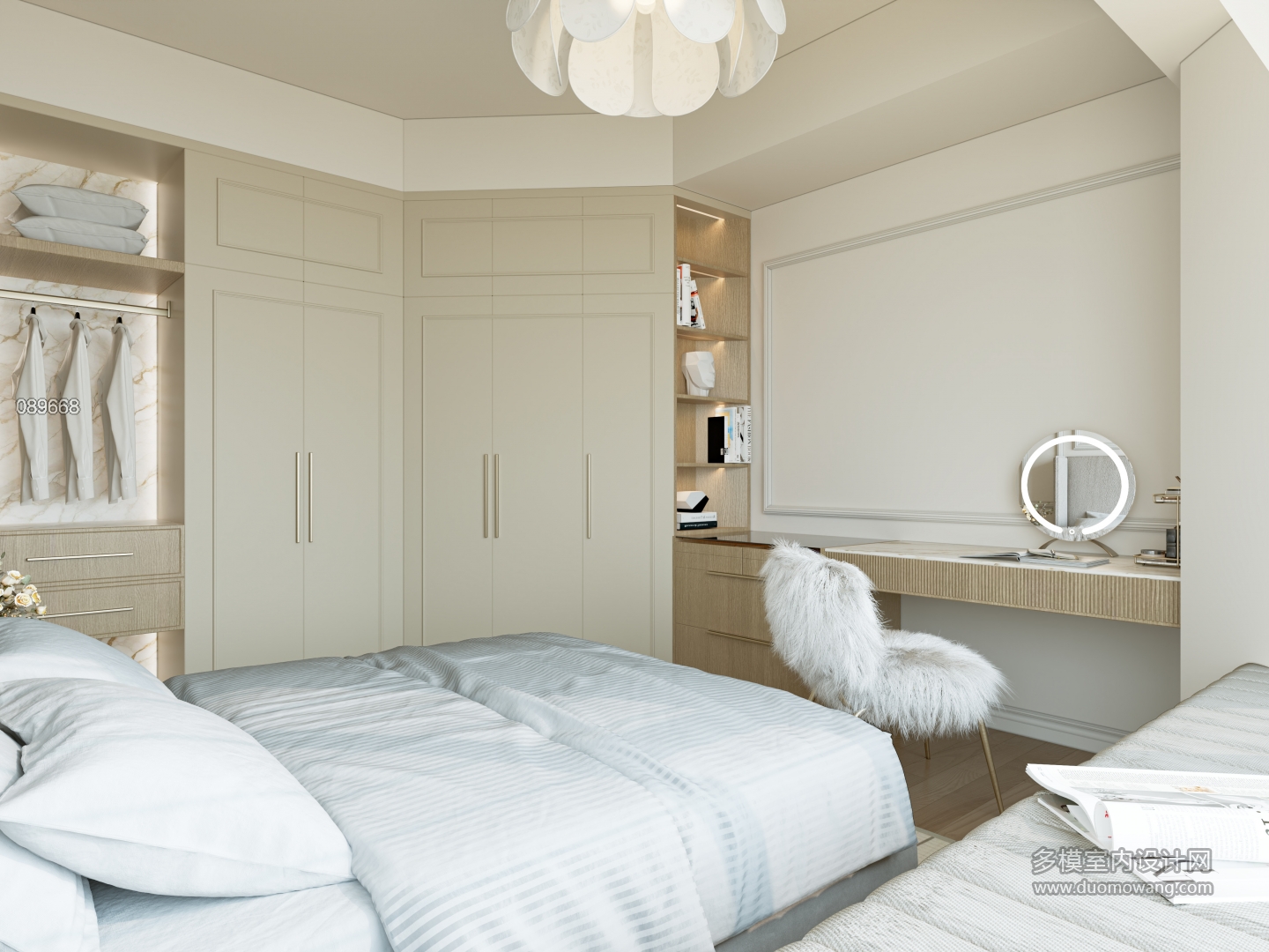 现代主人房1单张