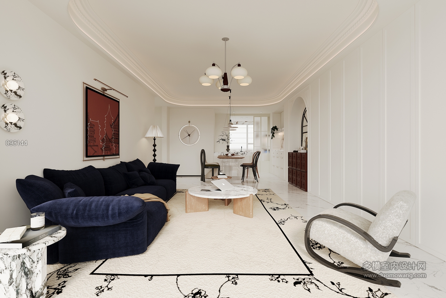 现代客餐厅单张一