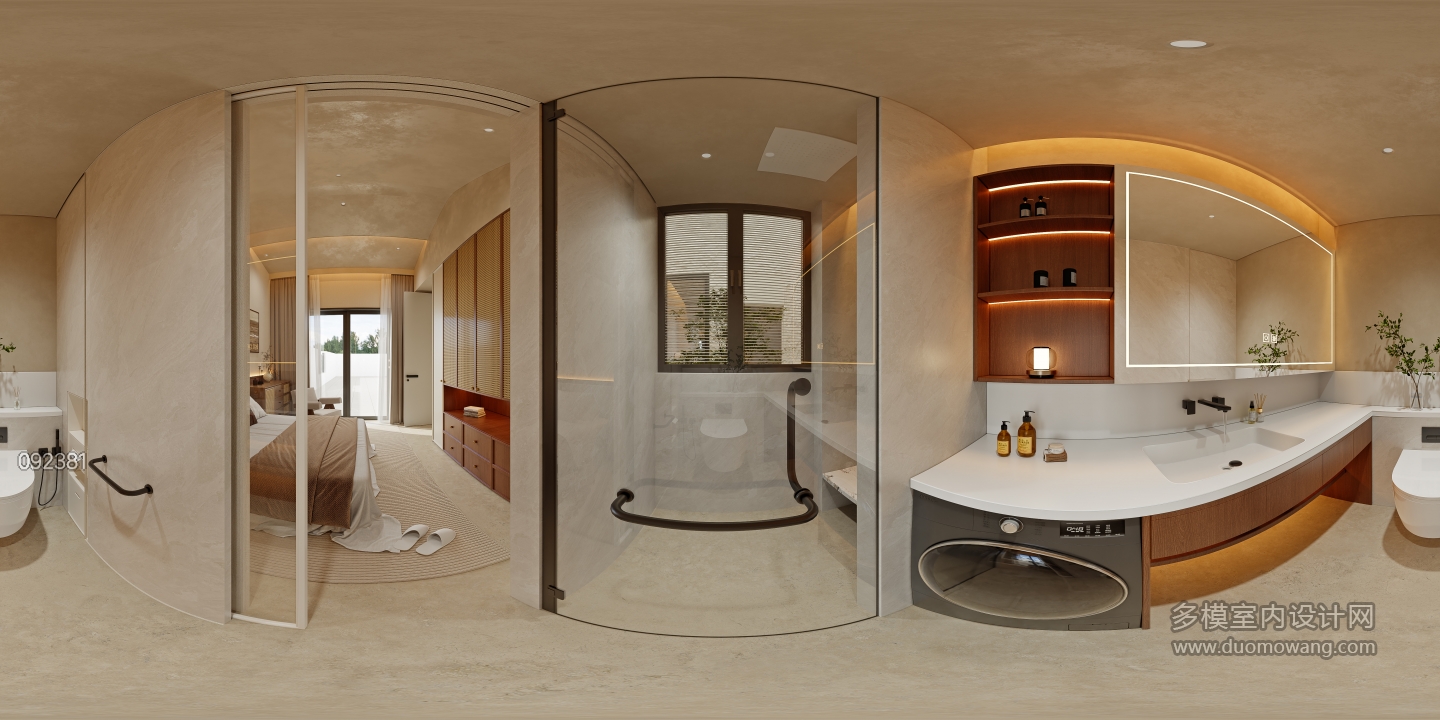 甘露山一层_一层老人房卫生间