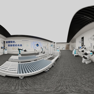 现代展厅角度1全景