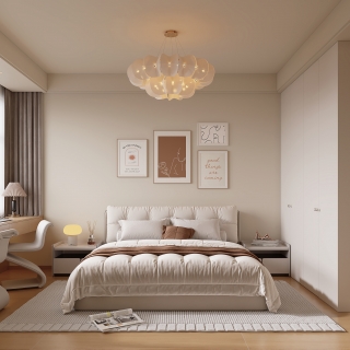 奶油风主卧