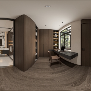 现代三楼小衣帽间 360