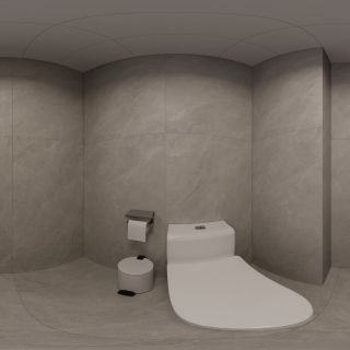 现代黑白回卫生间