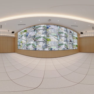 现代监控室方案1全景