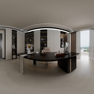 新中式二楼书房