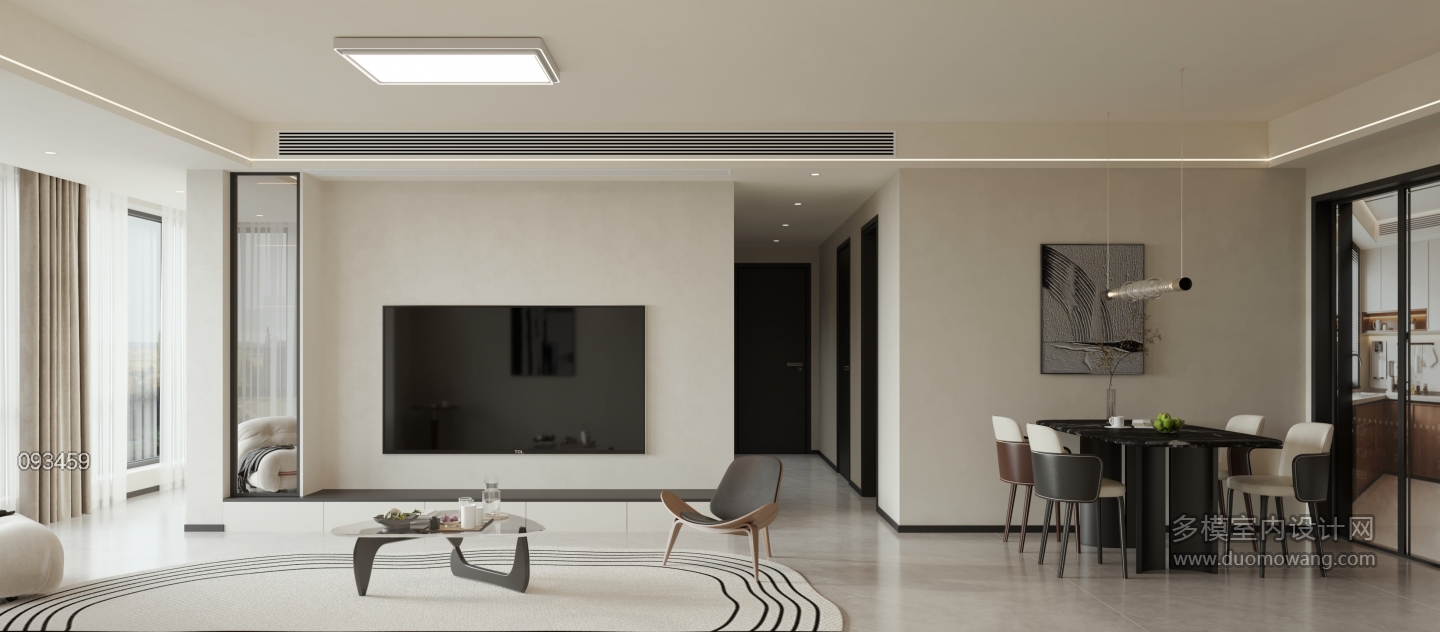 现代 客餐厅 单张2