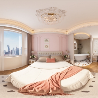 法式主卧室360