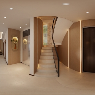 新中式一楼楼梯1